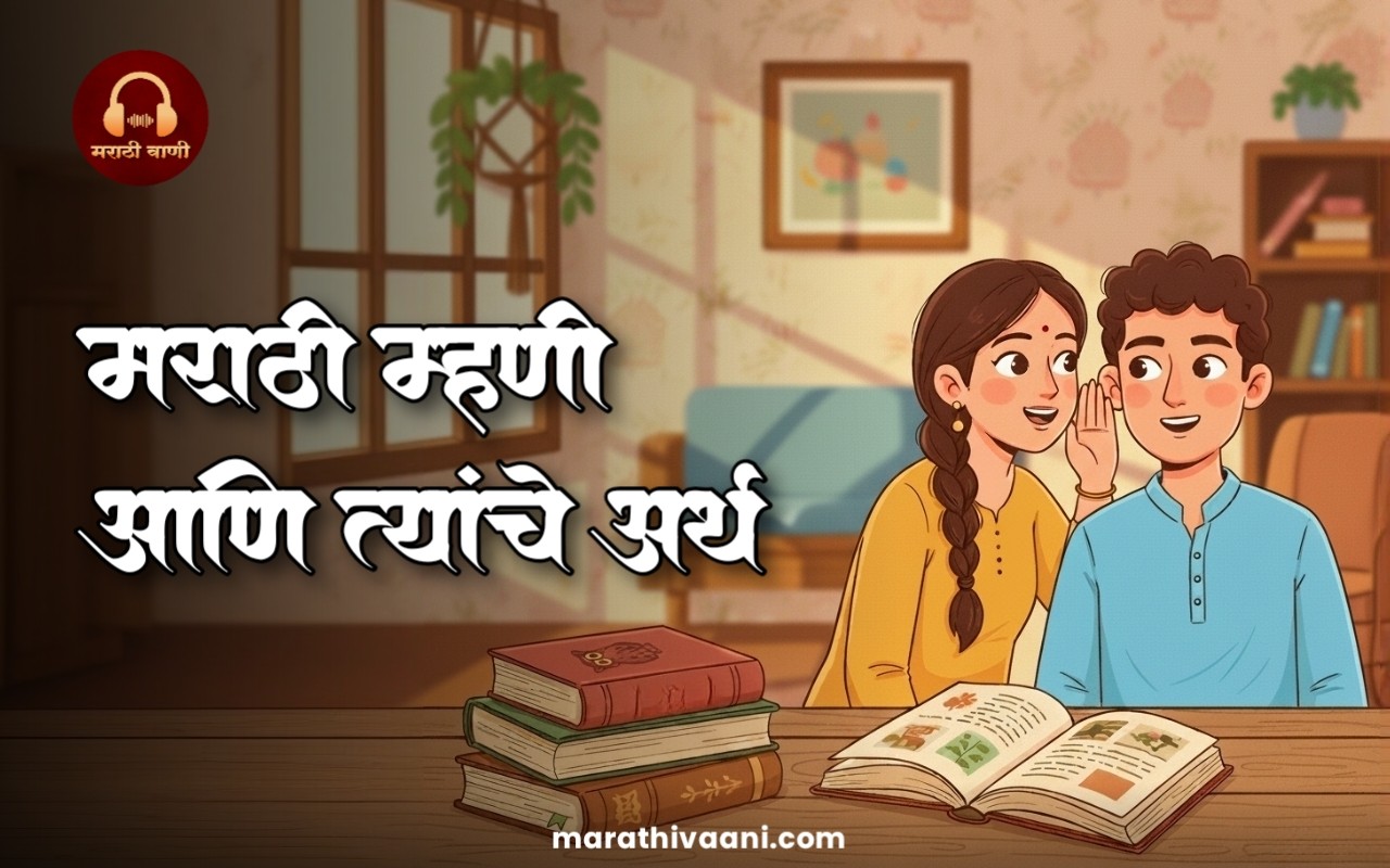 १००+ मराठी म्हणी आणि त्यांचे अर्थ | Marathi Mhani with Meanings | Marathi Proverbs List