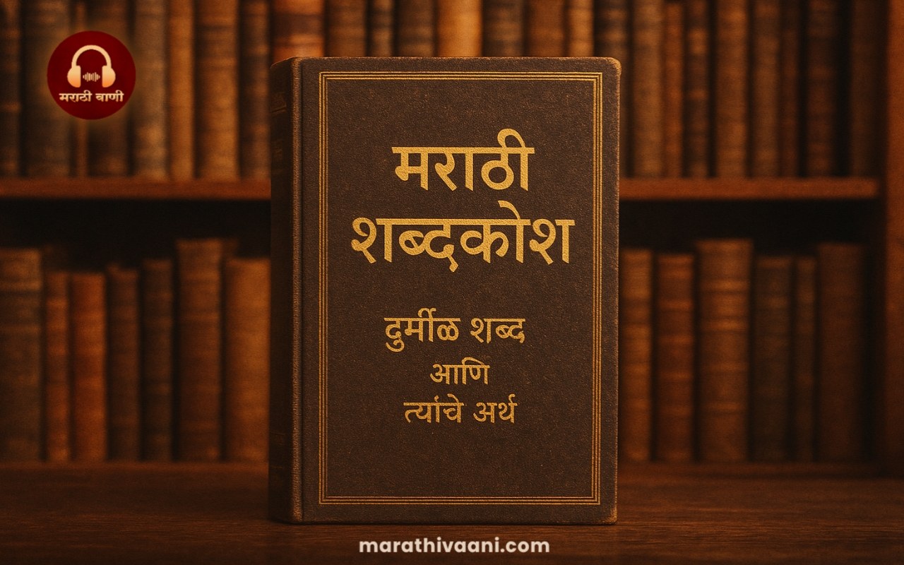मराठी शब्दकोशातील दुर्मीळ मराठी शब्द आणि त्यांचे अर्थ | Rare Marathi Words Meaning