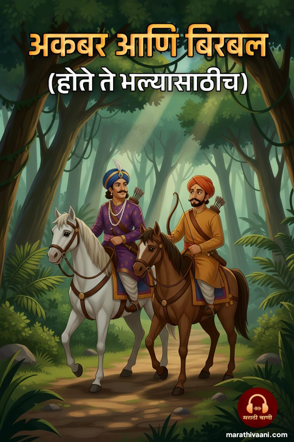 होते ते भल्यासाठीच | Akbar Birbal Marathi Stories | मराठी वाणी Marathi Vaani