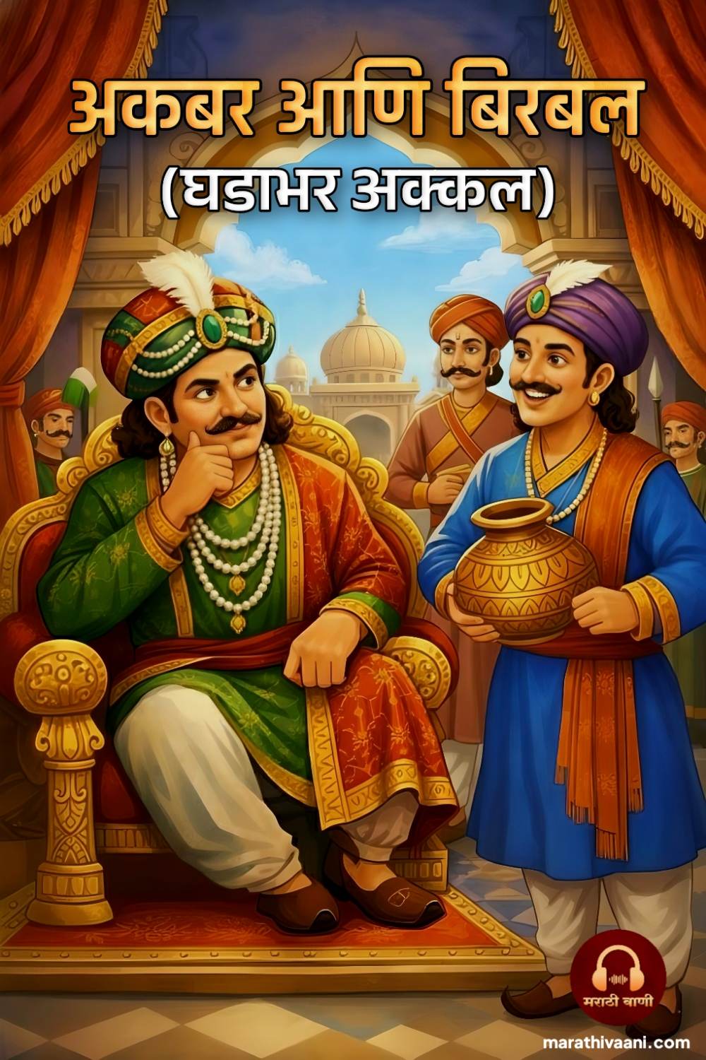 घडाभर अक्कल - बिरबलाची युक्ती | Marathi Vaani | मराठी वाणी