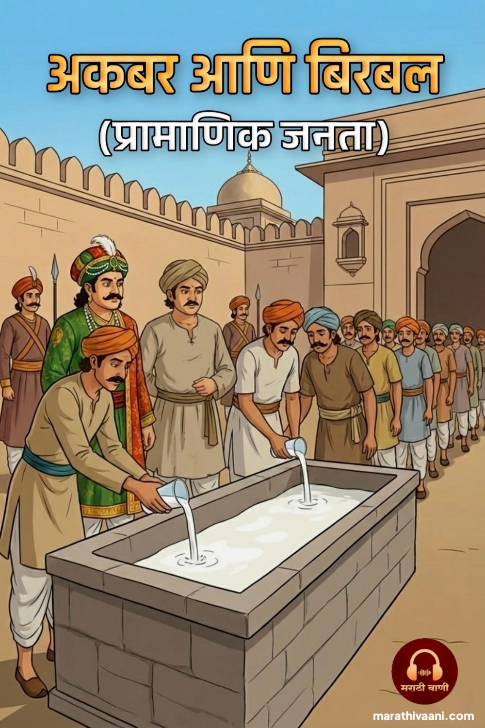प्रामाणिक जनता अकबर बिरबल मराठी गोष्ट