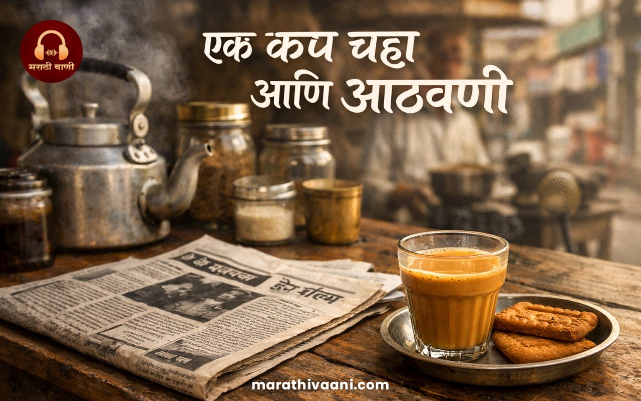 एक कप चहा आणि आठवणी | Tea & Memories Marathi Laghulekh by Marathi Vaani