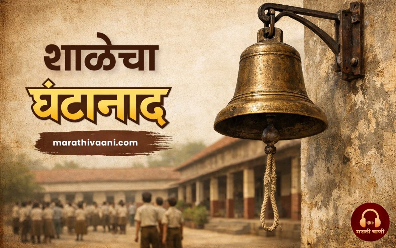 शाळेचा घंटानाद | School Bell Marathi Laghulekh by Marathi Vaani